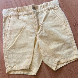 Janie and Jack Boys Yellow Shorts